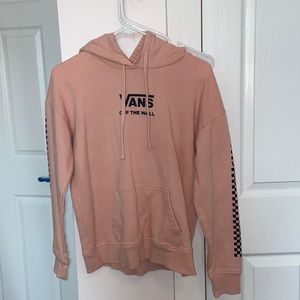 Light pink vans hoodie